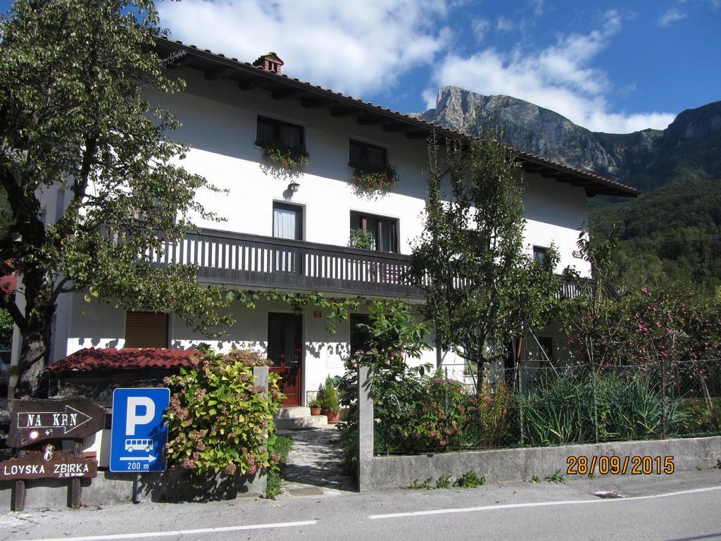 Rooms Pri Lovrizu Kobarid Εξωτερικό φωτογραφία