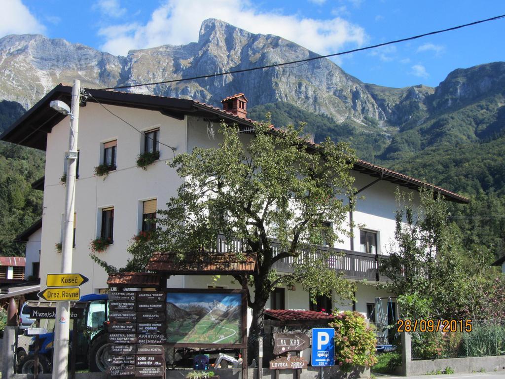 Rooms Pri Lovrizu Kobarid Εξωτερικό φωτογραφία